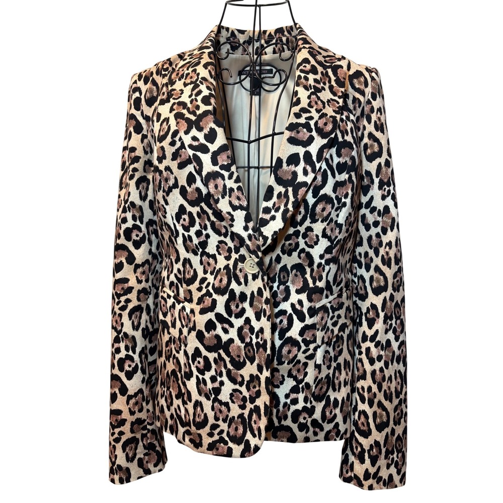 Victoria's Secret Vintage Leopard Print Blazer Jacket - Size 8